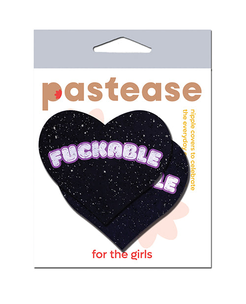 Pastease Pastease F*CKABLE Heart - Black/Pink O/S