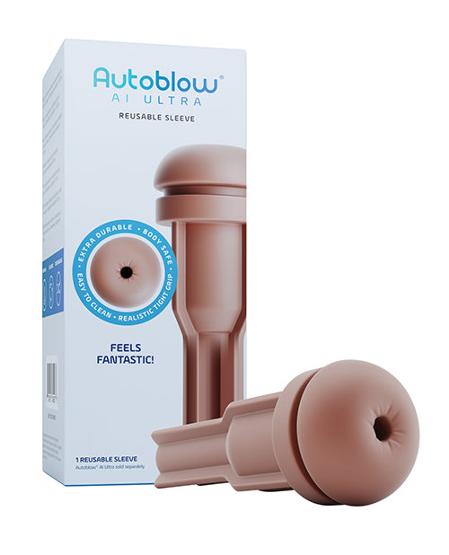 Autoblow Autoblow AI Ultra Anus Sleeve - Brown