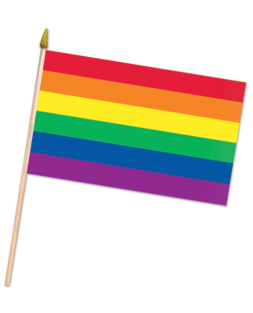 Beistle Rainbow Fabric Flag