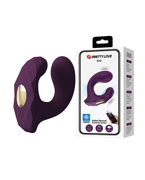 Pretty Love Pretty Love Billy Vibrating Dual Stimulator - Purple