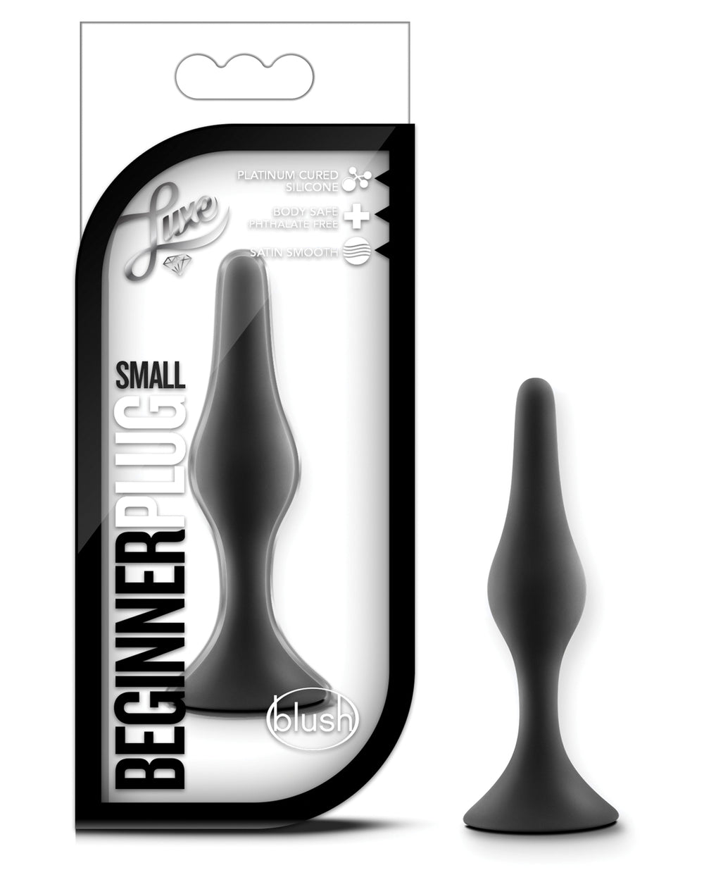 Luxe Blush Luxe Beginner Plug Small - Black