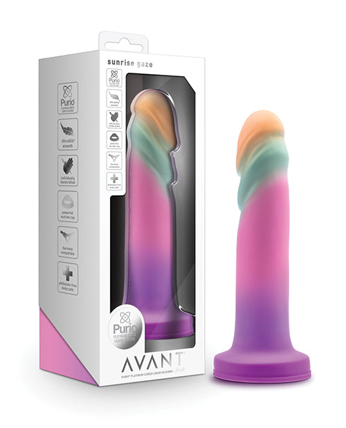 Avant Blush Avant Sunrise Gaze Silicone Dildo - Sherbet