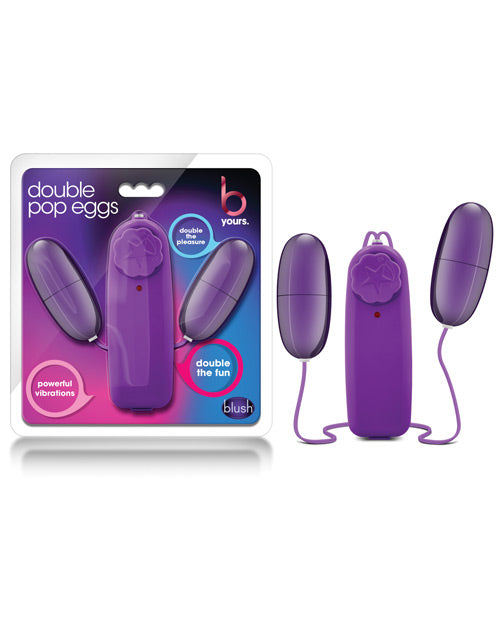 B Yours Blush B Yours Double Pop Eggs - Plum