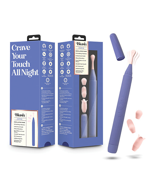 Not Regular Toys Blush Juno Oscillating Wand - Purple