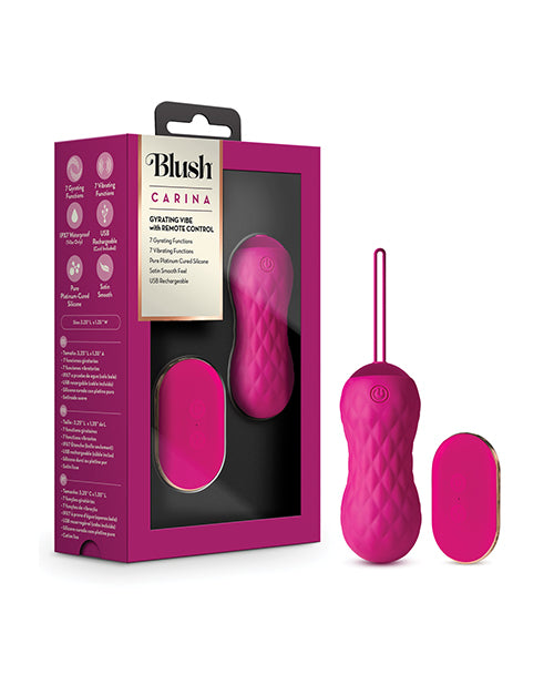 Blush Novelties Blush Carina Remote Controlled Bullet - Velvet