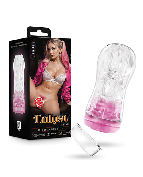 Not Regular Toys Blush EnLust Pink Pussy Stroker - Candice