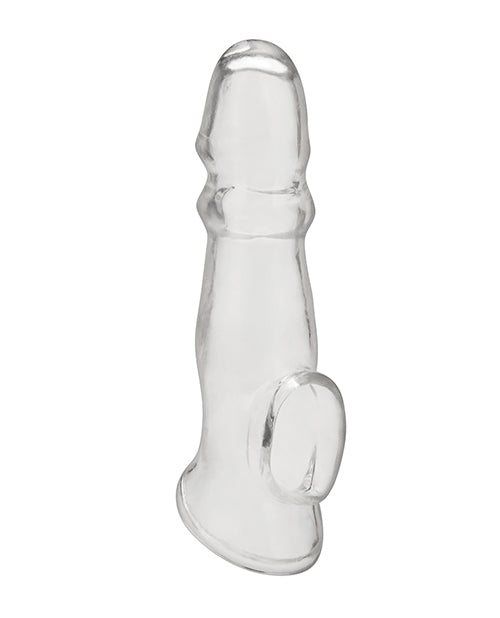 Blue Line Blue Line C & B 6.75" Girthy Penis Enhancing Sleeve Extension - Clear
