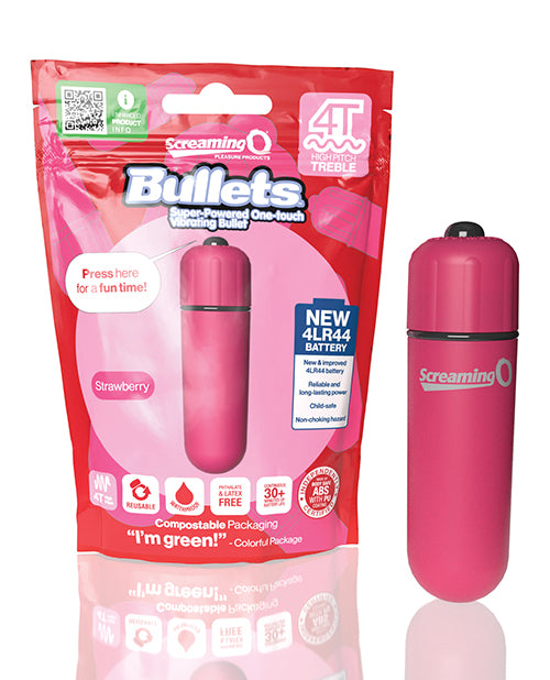 Screaming O Screaming O 4T Bullet - Strawberry