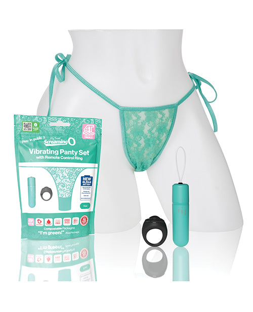 Screaming O Screaming O My Secret 4T Panty Vibe w/Remote - Kiwi