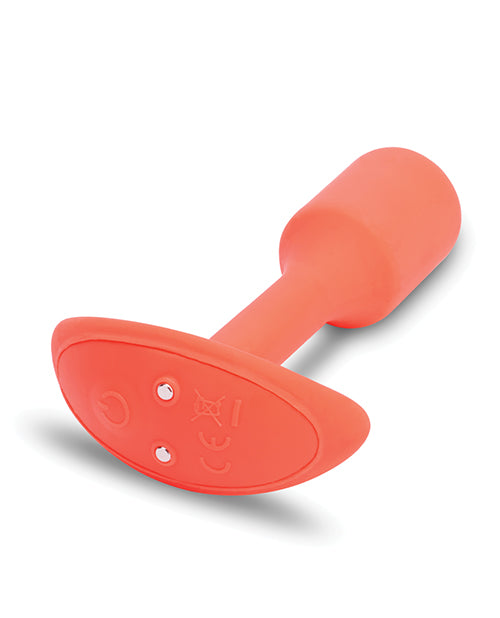 b-vibe b-Vibe Vibrating Snug Plug - Small Orange