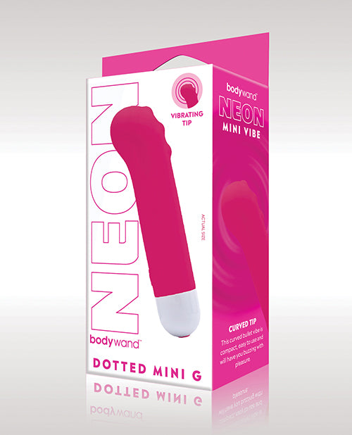 Bodywand XGen Bodywand Neon Mini Dotted G Vibe - Neon Pink