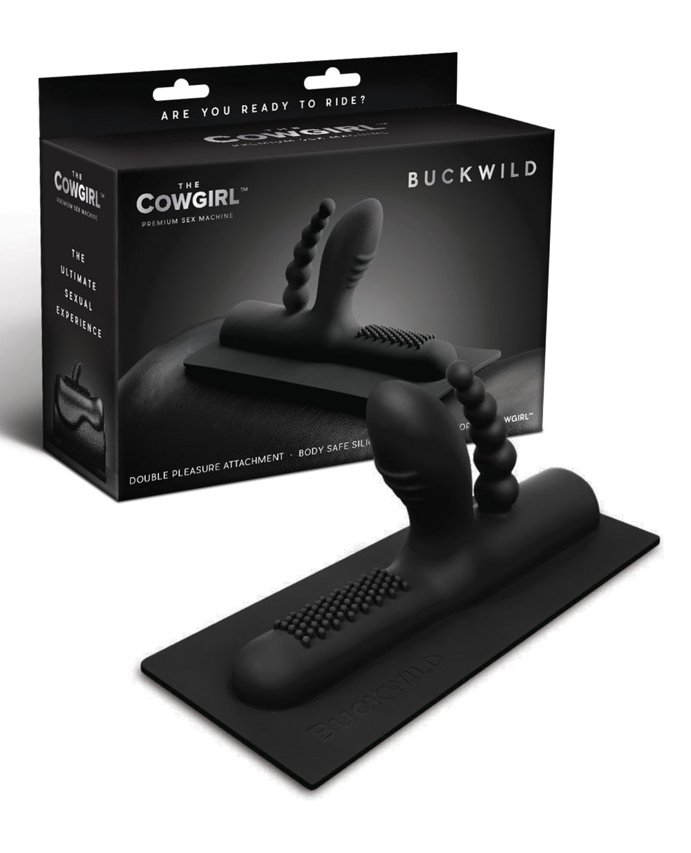 The Cowgirl The Cowgirl Buckwild Silicone Attachment - Black