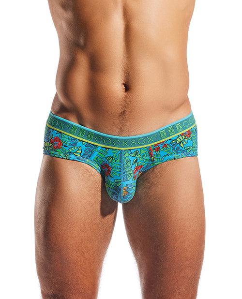 Cocksox Cocksox Contour Pouch Sports Brief - Multi-Color Tiki SM