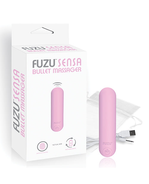 Fuzu Fuzu Sensa Activated Rechargeable Bullet Massager - Pastel Pink