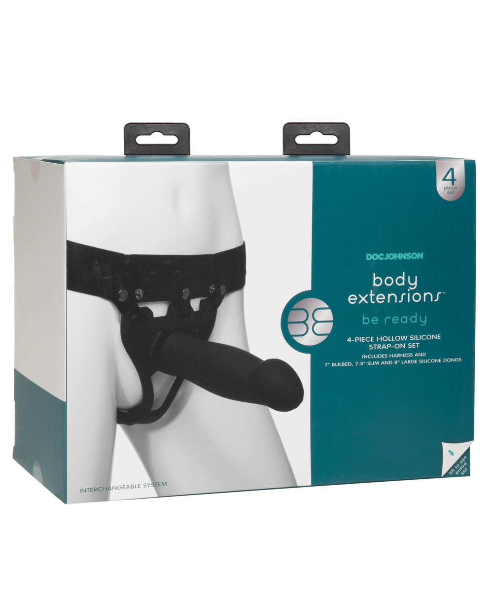 Body Extensions Body Extensions Be Ready 4 Piece Strap On Set