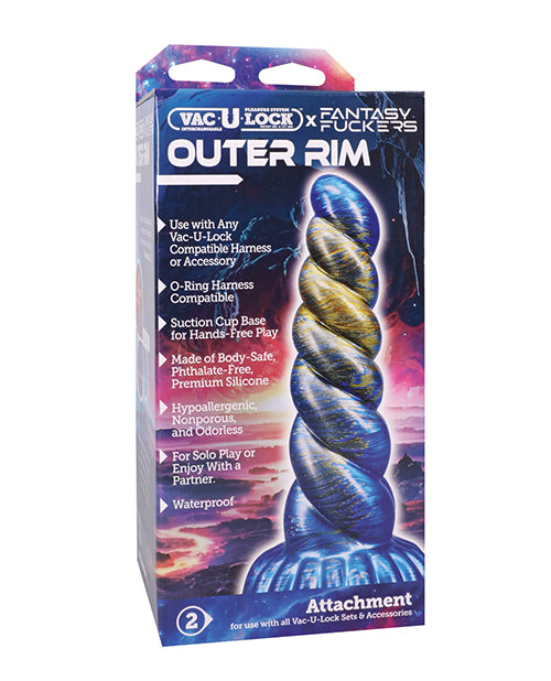Not Regular Toys Vac-U-Lock x Fantasy Fuckers Outer Rim - Blue/Gold