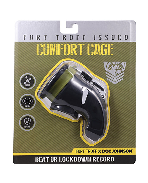Fort Troff Fort Troff CUMfort Cage Chastity Cage - Black