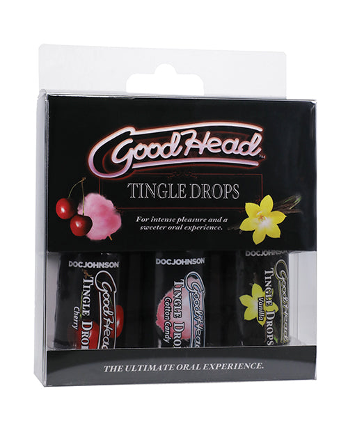 GoodHead GoodHead Tingle Drops Kit - Sweet Cherry/Cotton Candy/French Vanilla