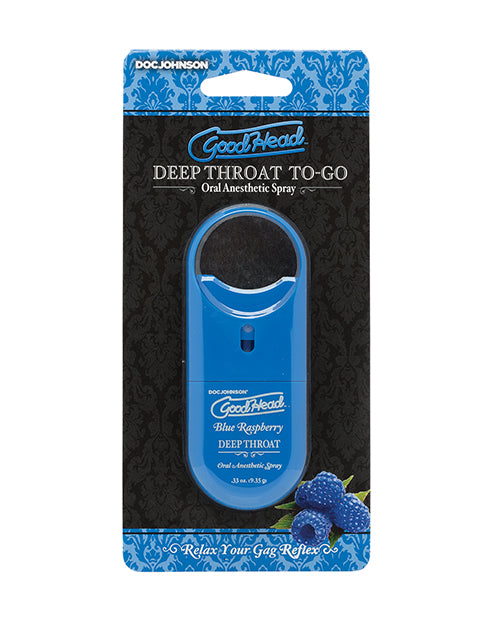 GoodHead GoodHead Deep Throat Spray To-Go - Blue Raspberry