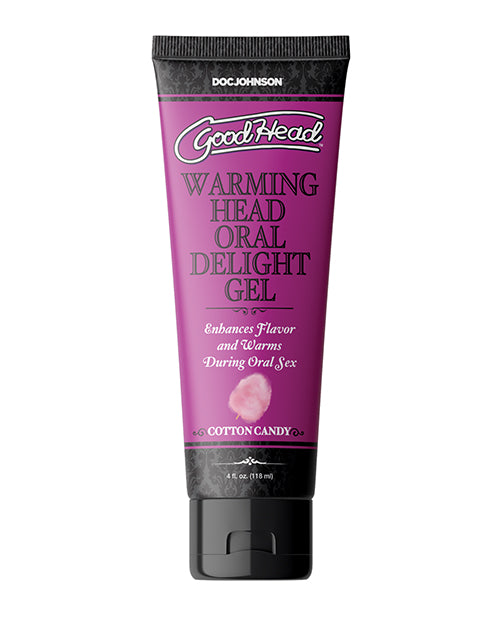 GoodHead GoodHead Warming Oral Delight Gel - 4 oz Cotton Candy