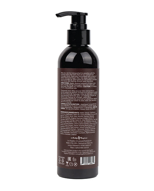 Earthly Body Earthly Body Hemp Seed Massage Lotion - 8 oz Kashmir Musk