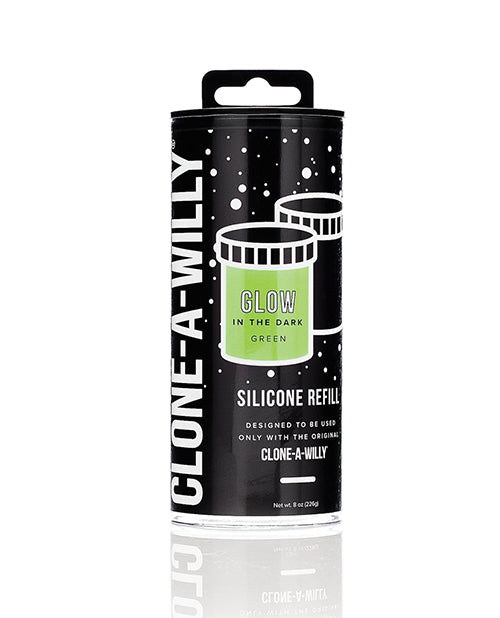 Clone A Willy Clone-A-Willy Silicone Glow In The Dark Refill - Green