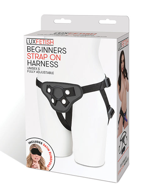 Lux Fetish Lux Fetish Beginners Strap On Harness - Black