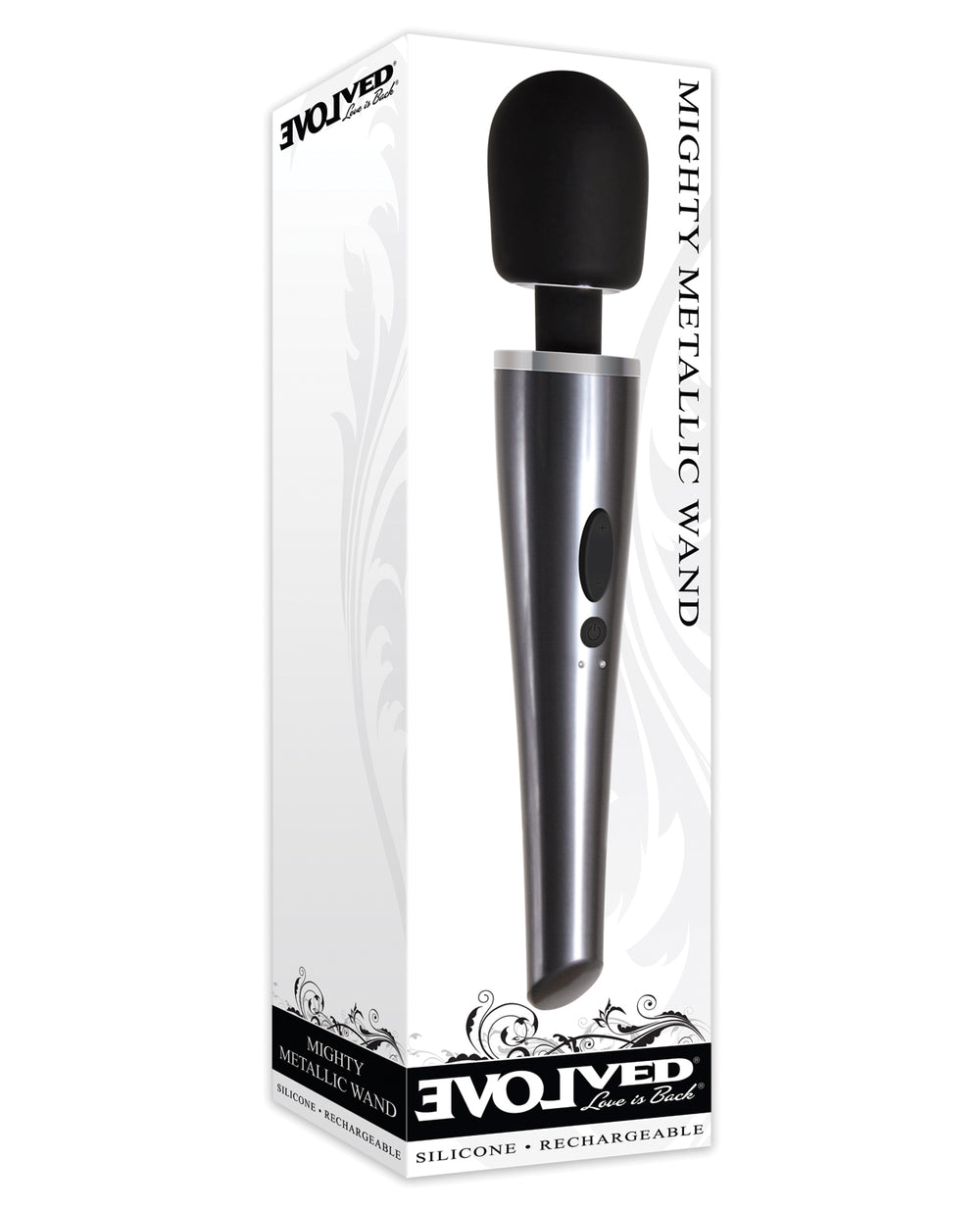 Evolved Evolved Mighty Metallic Wand - Gray/Black