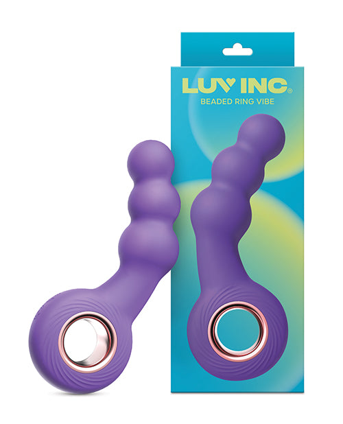 Luv Inc. Luv Inc. Beaded Ring Vibrator - Purple