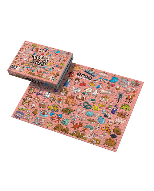 Sleazy Greetings Tits A Puzzle 1000 Piece Boob Themed Puzzle