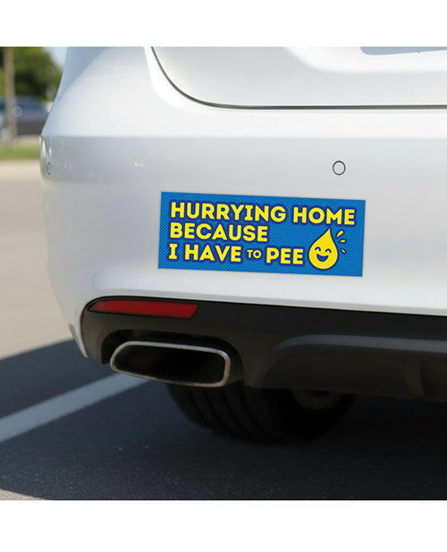 Not Regular Toys I have To Pee Car Magnet