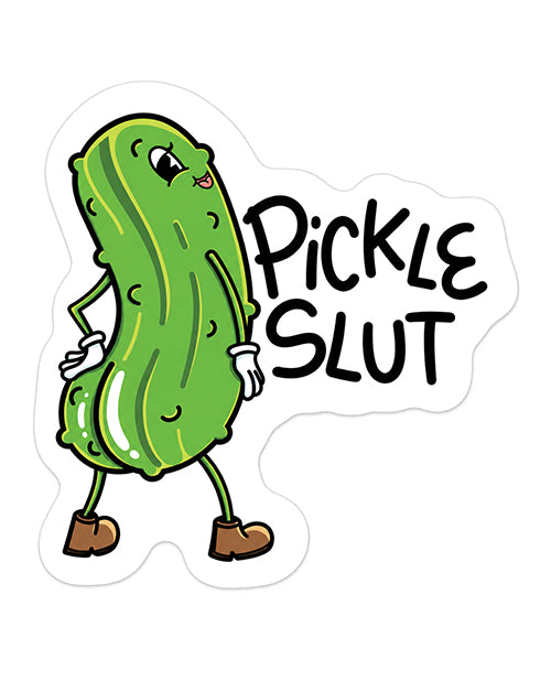Not Regular Toys Pickle Slut Funny Vinyl Sticker