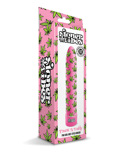 Stoner Vibes Stoner Vibes Pack A Fatty Multi Speed Vibrator - Pink Kush