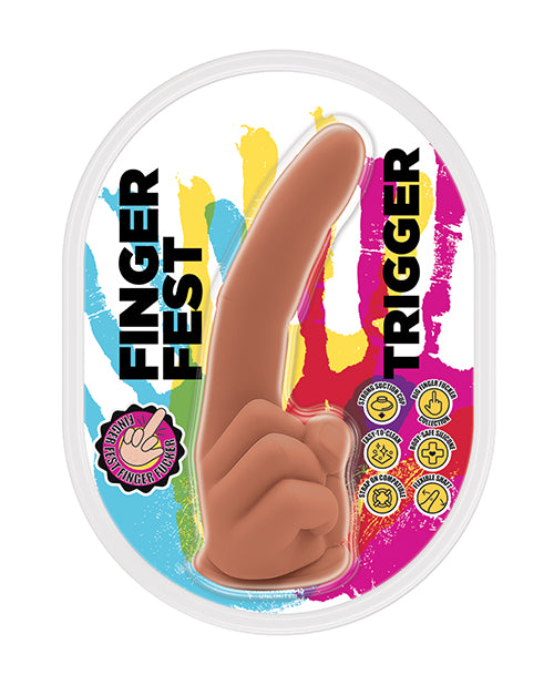 Finger Fest Finger Fest Trigger Dildo - Tan