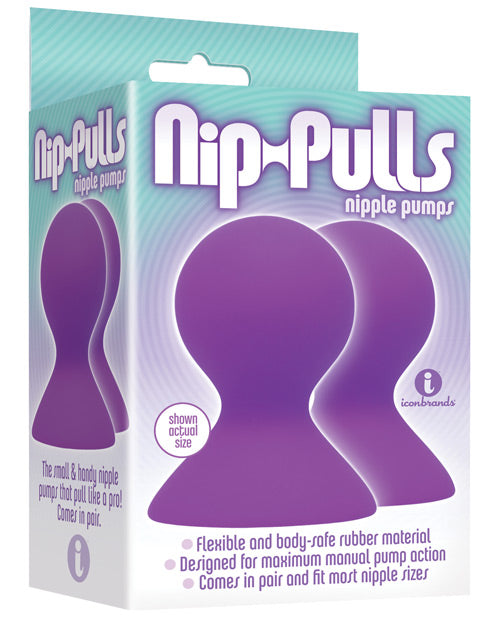 The 9s The 9's Silicone Nip Pulls - Violet