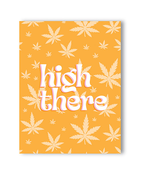 Kush Kards High There 420 Greeting Card