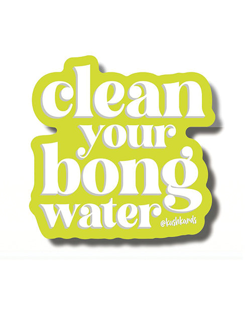Kush Kards Bong Water Sticker - Pack of 3