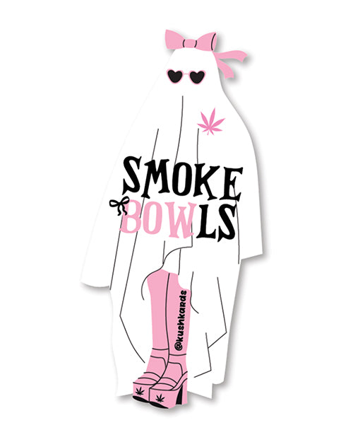 Kush Kards Halloween Smoke Bowl Sticker - Pack of 3