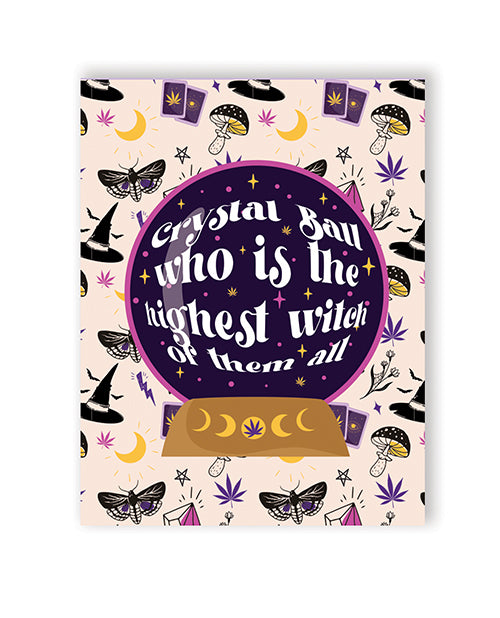 Kush Kards Crystal Ball Greeting Card