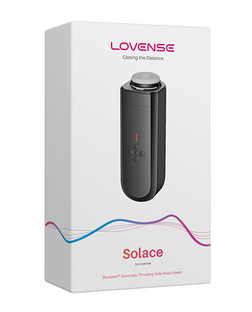 Lovense Lovense Solace Thrusting Masturbator - Black