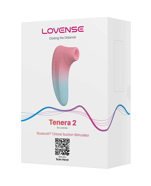 Lovense Lovense Tenera 2 Bluetooth Clitoral Suction Stimulator - Pink/Blue