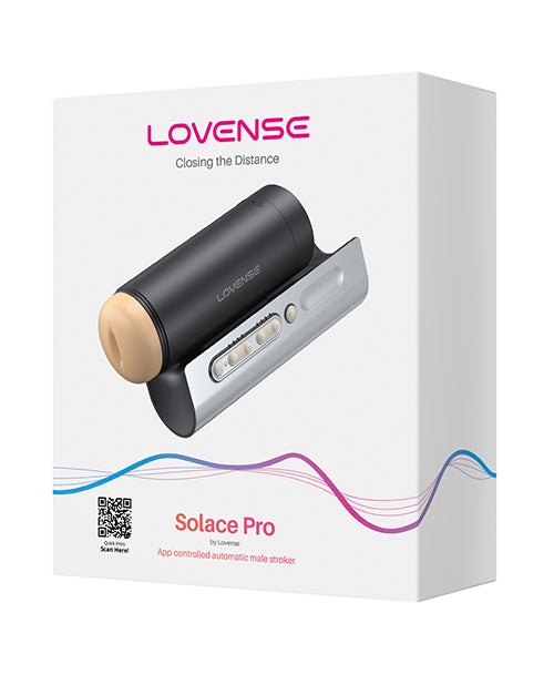 Lovense Lovense Solace Pro Thrusting Masturbator - Black