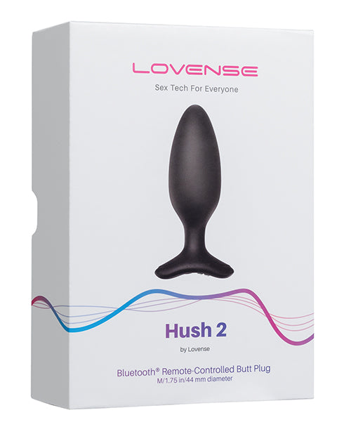 Lovense Lovense Hush 2 1.75" Butt Plug - Black