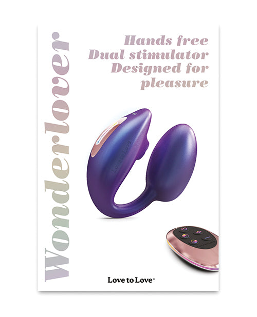 Love to Love Love to Love Wonderlover Dual Stimulator - Iridescent Night