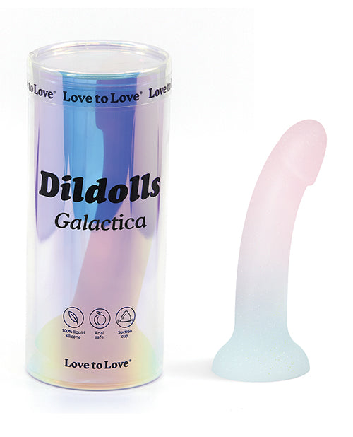 Love to Love Love to Love Silicone Dildolls Galactica - Unicorn Color w/Glitter