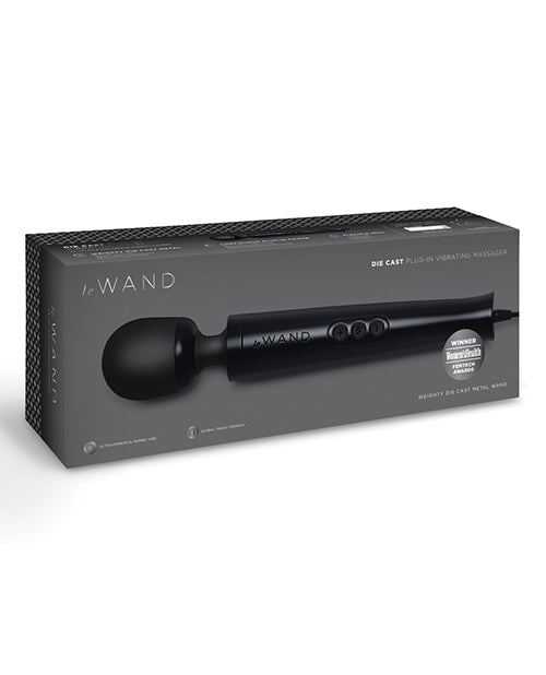 Le Wand Le Wand Die Cast Plug-In Massager - Black
