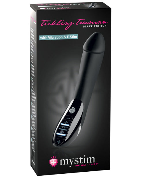 Mystim Mystim Tickling Truman eStim Vibrator Black Edition - Black