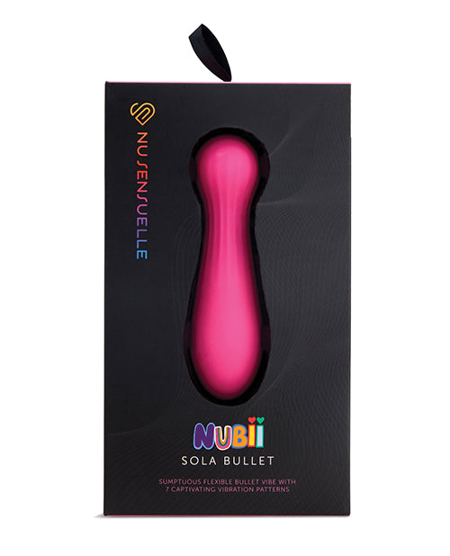Nu Sensuelle Nu Sensuelle Sola Nubii Flexible Bullet - Pink