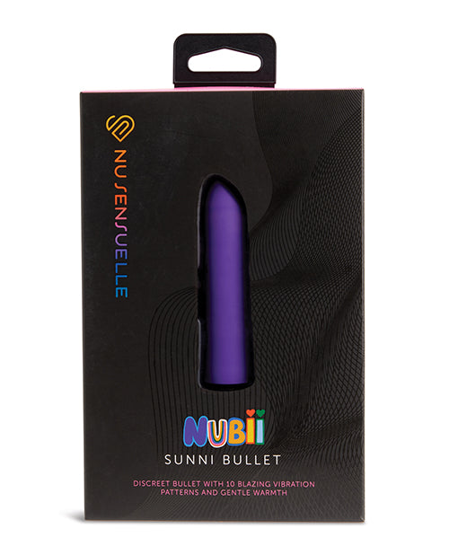Nu Sensuelle Nu Sensuelle Sunni Nubii Warming Bullet - Purple