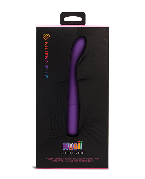 Nu Sensuelle Nu Sensuelle Chloe Nubii G-Spot Vibe w/Turbo & Heat - Purple